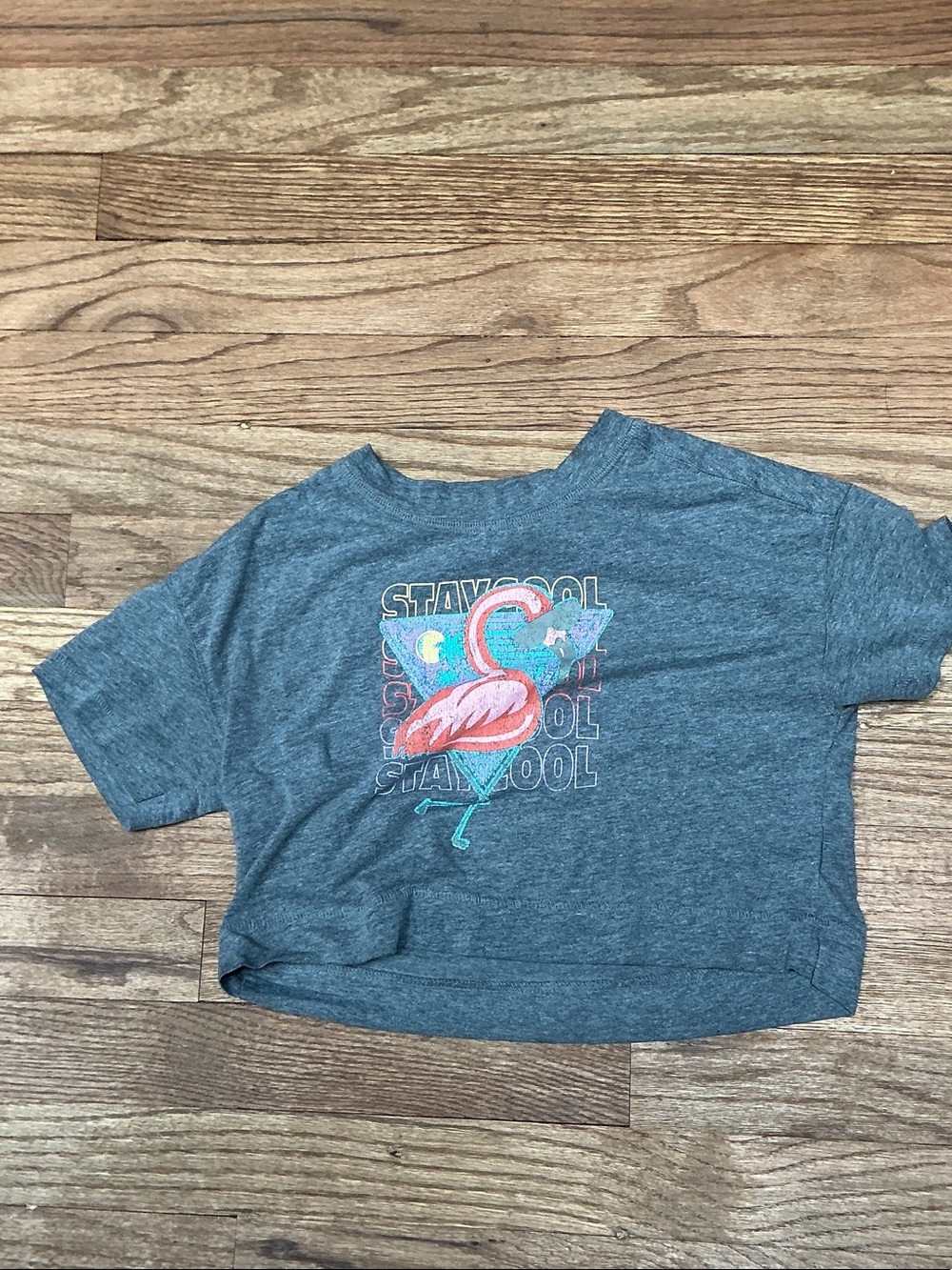 Old Navy Blue-Gray Kids Flamingo Graphic Tee